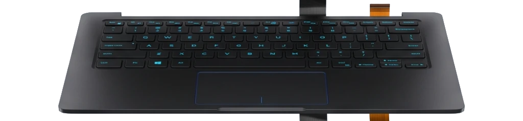 Teclado do notebook